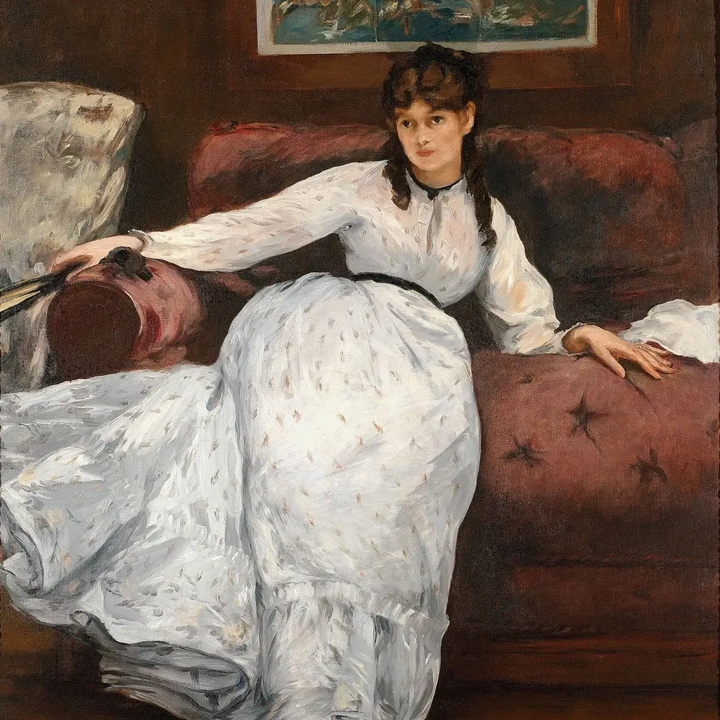 Отдых. Портрет Берты Моризо, 1870